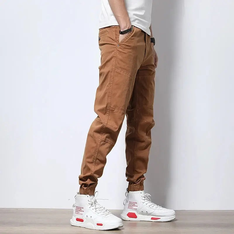 Men's Urban Cargo Joggers – Pants with Zipper Pockets for Work, Travel & Streetwear TARHUS Men Clothing