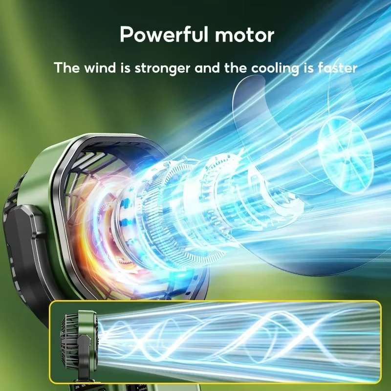 Venturo | Portable Camping Fan – Adjustable Air Cooling with LED Light & 6000mAh Battery TARHUS Air cooler