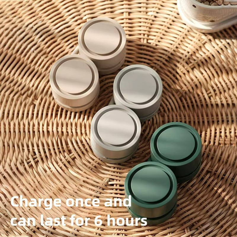 Aureo | Mini Neck Fan – USB Rechargeable Foldable Cooling with 3 Speeds & Aromatherapy TARHUS Air cooler