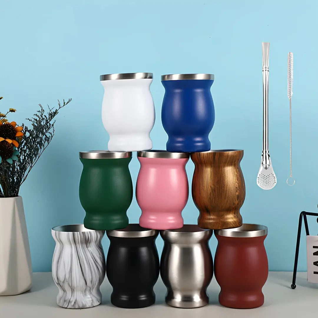 Stainless Steel Double-Wall Mate Cup - TARHUS