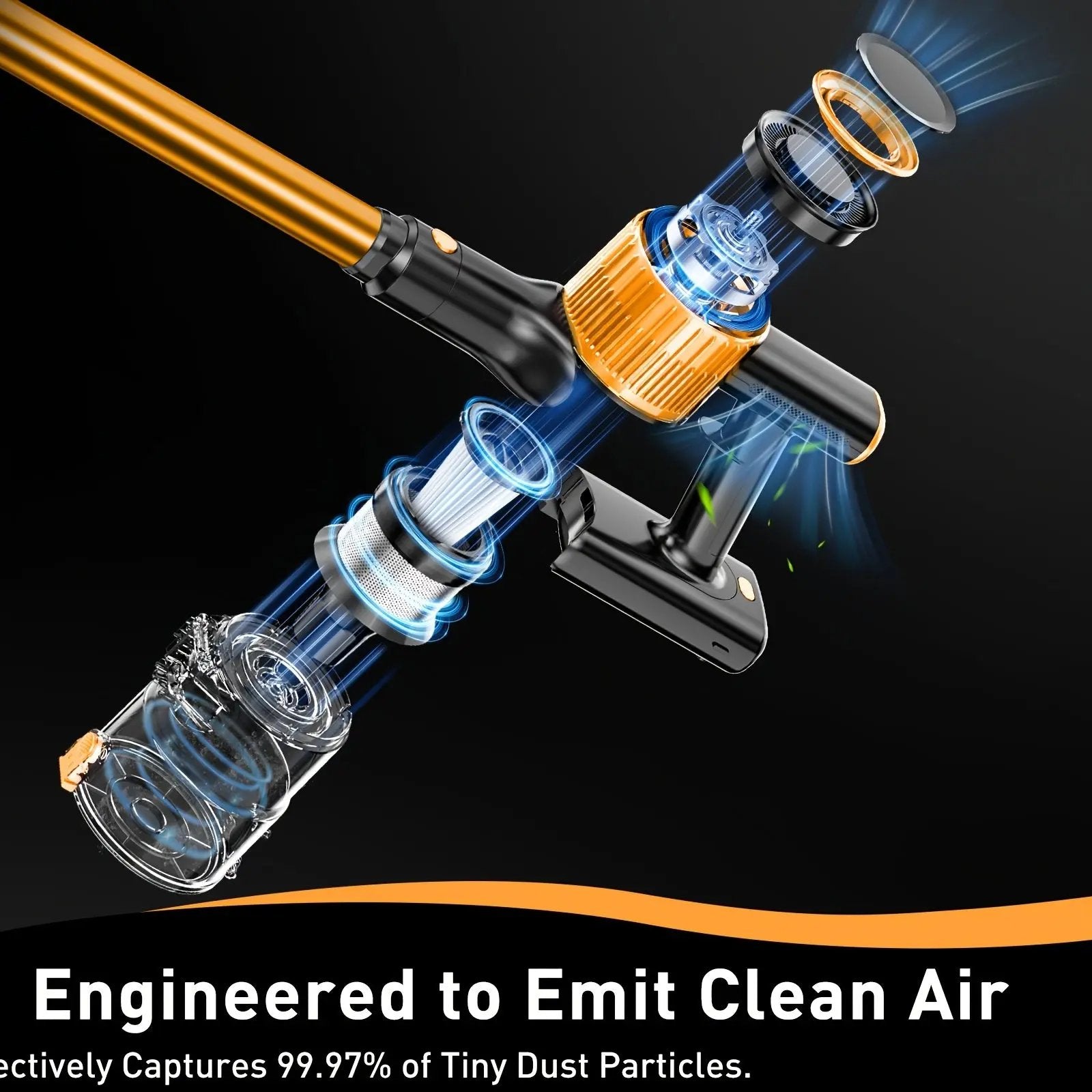 8-in-1 Lightweight Cordless Vacuum Cleaner - TARHUS