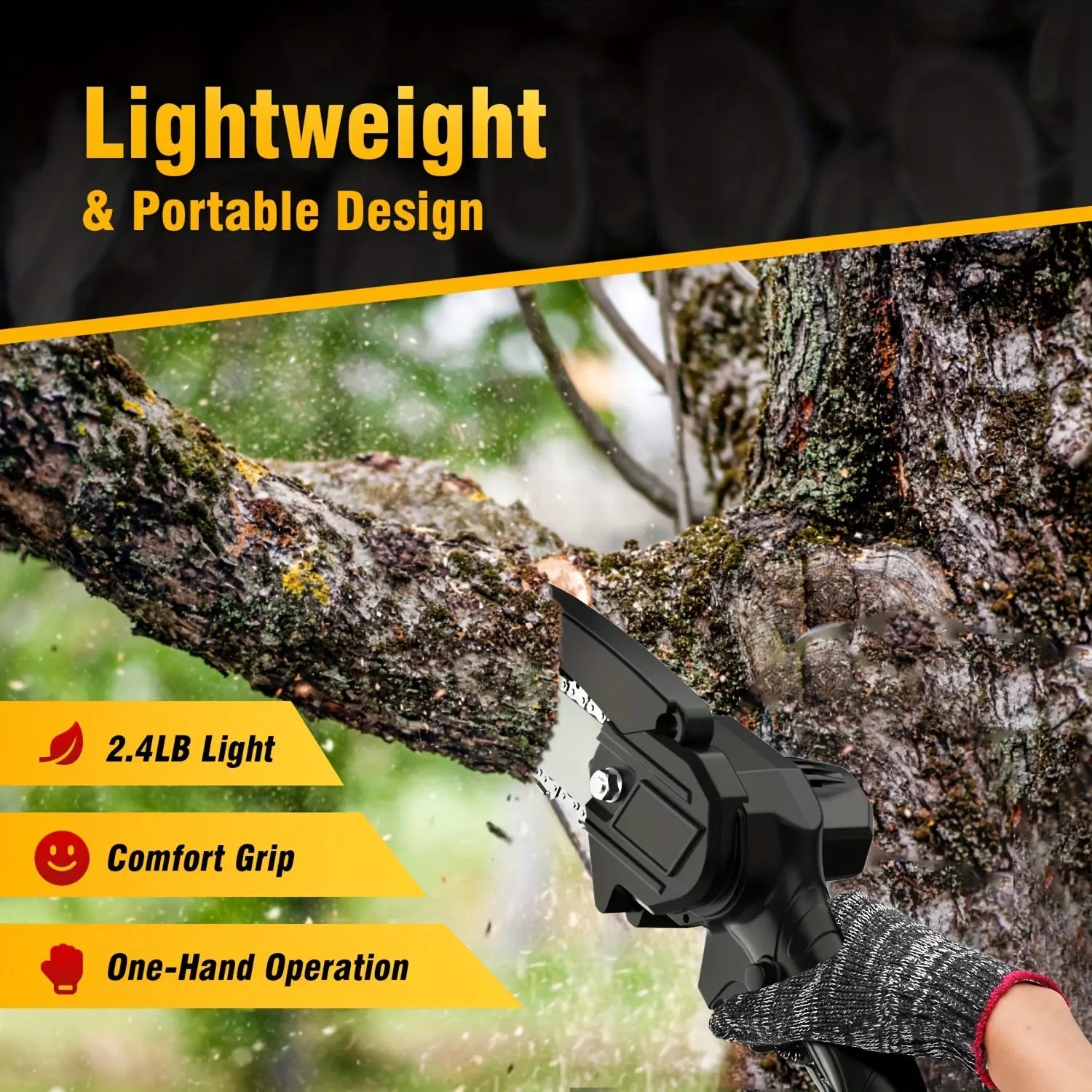 Handheld Portable Electric Chainsaw - TARHUS
