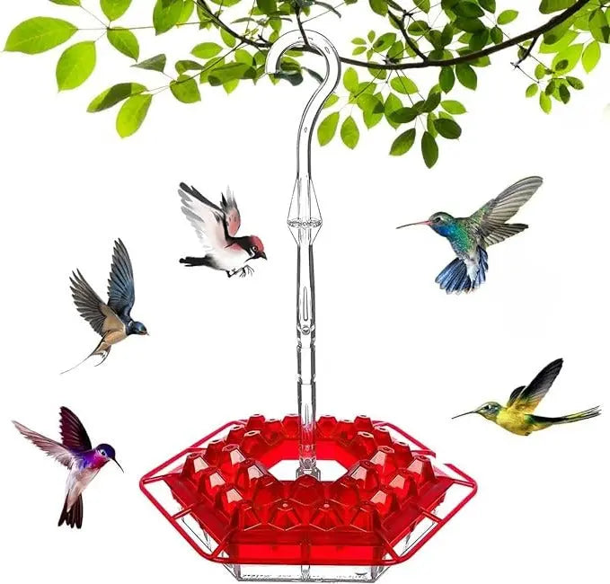 Ant-Proof Hummingbird Feeder – Outdoor Hanging Feeder with Perch | Leak-Free, Easy to Fill & Clean - TARHUS