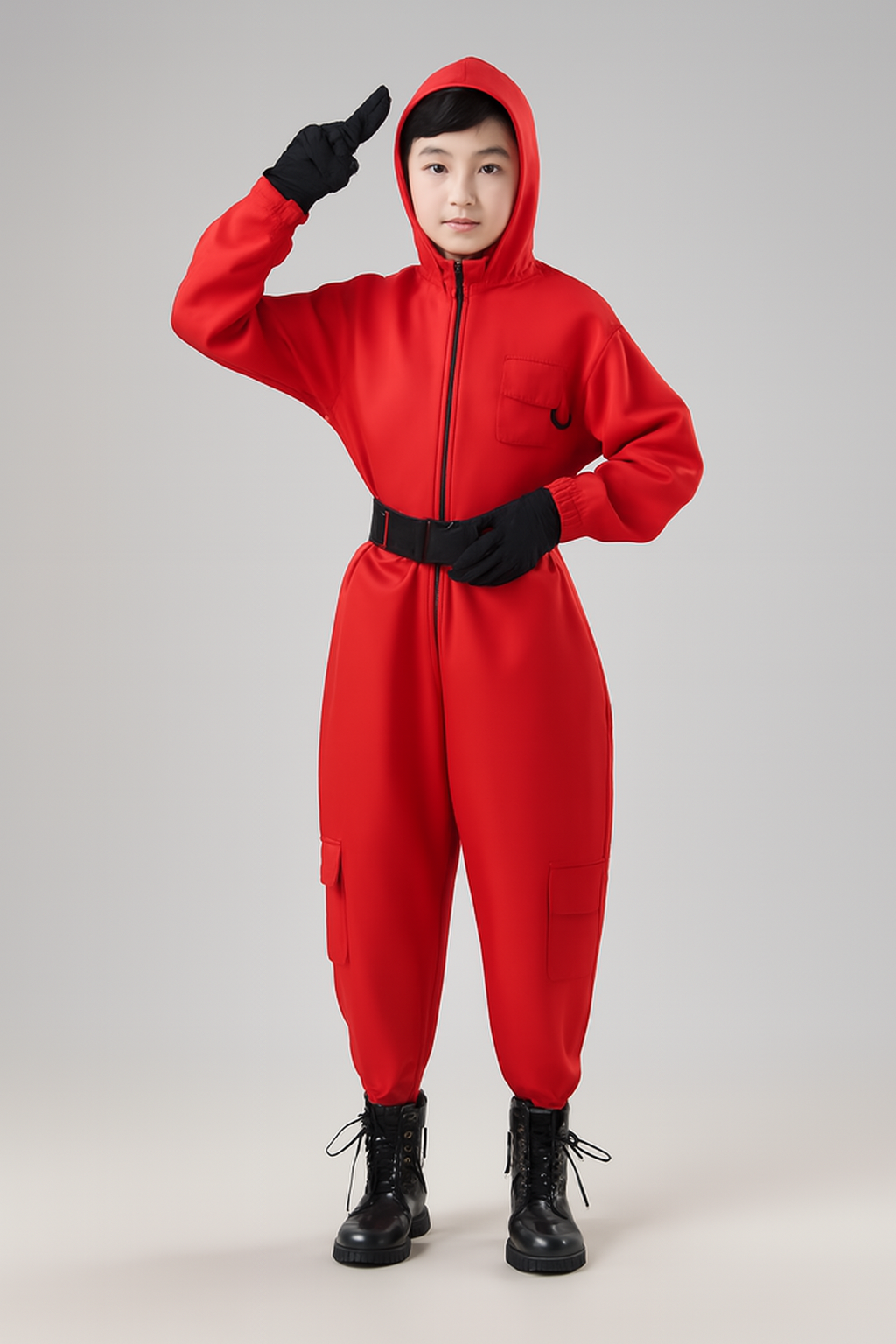 Kids Game Costume Scary Halloween Jumpsuit | Cosplay Mask Guard TARHUS Halloween Costume