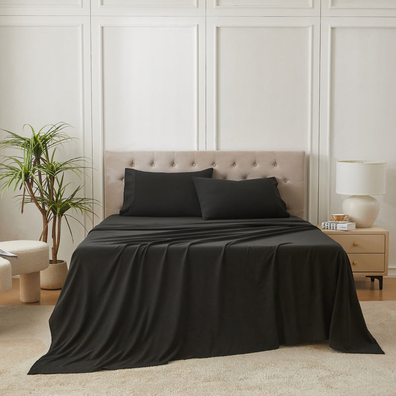 4-Piece Ultra-Soft Organic Softwash Cotton Bed Sheet Set TARHUS Sheet Set