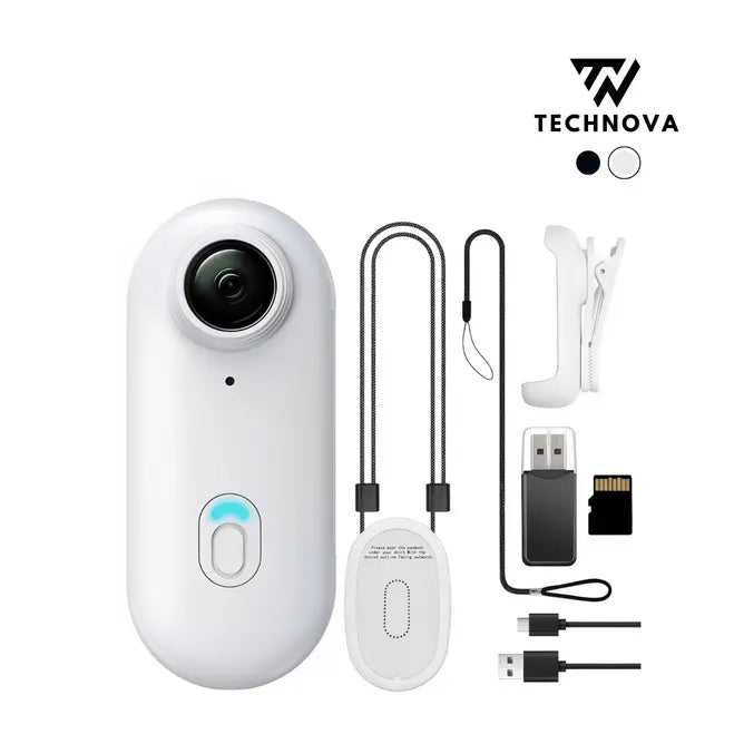 SnapCam GO 4K Wearable Action Camera – Hands-Free POV Video Recorder with Clip-On Mount | Ultra-Compact, Lightweight, Waterproof TARHUS Electronics & Gadgets