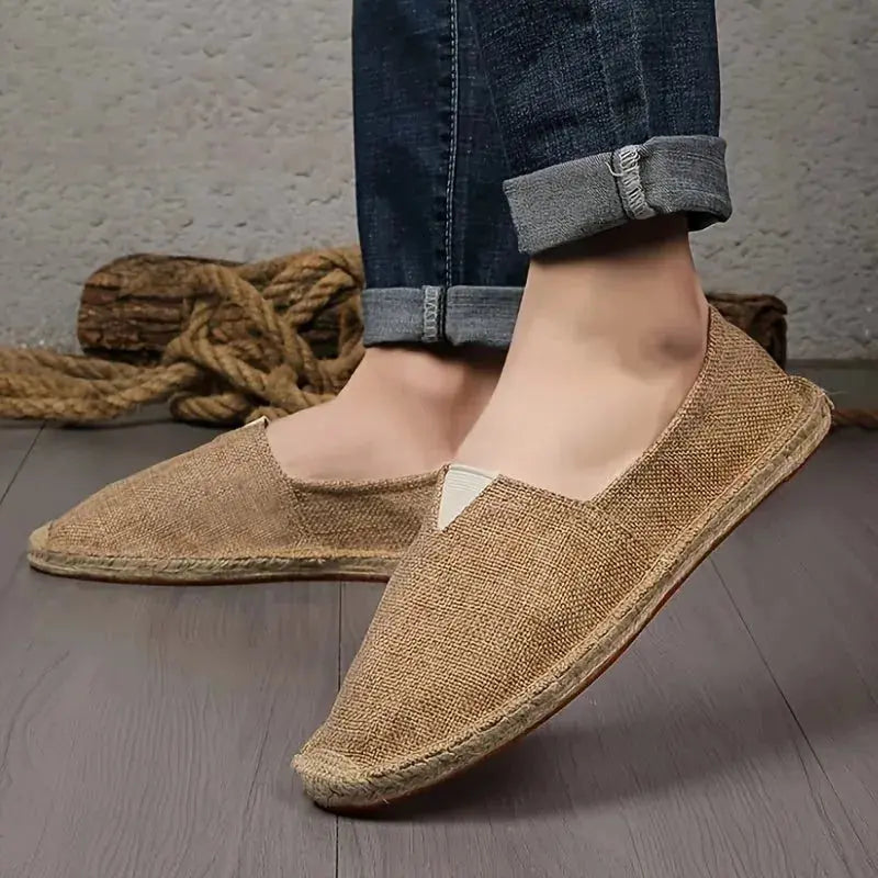 Caleb | Men's Canvas Slip-On Espadrilles TARHUS Clothing & Accessories