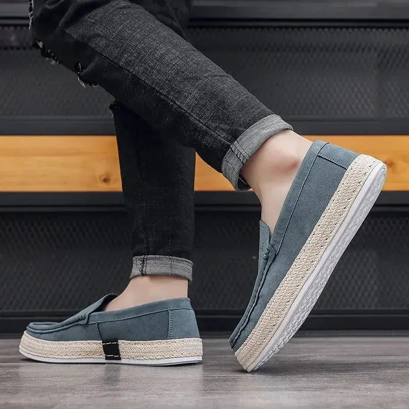 Sebastian | Men's Slip-On Espadrilles with Woven Sole TARHUS Clothing & Accessories