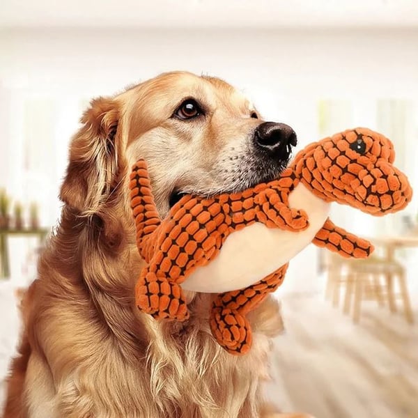 Dino Dog Toy | Plush Chew Toy – Durable & Engaging Fun TARHUS Pet Toys