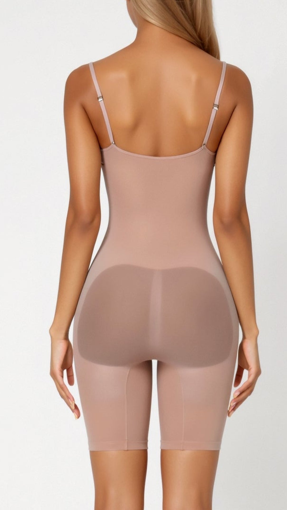 Women's Sleeveless Scoop Neck Mid-Thigh Sculpting Bodysuit TARHUS Bodysuits