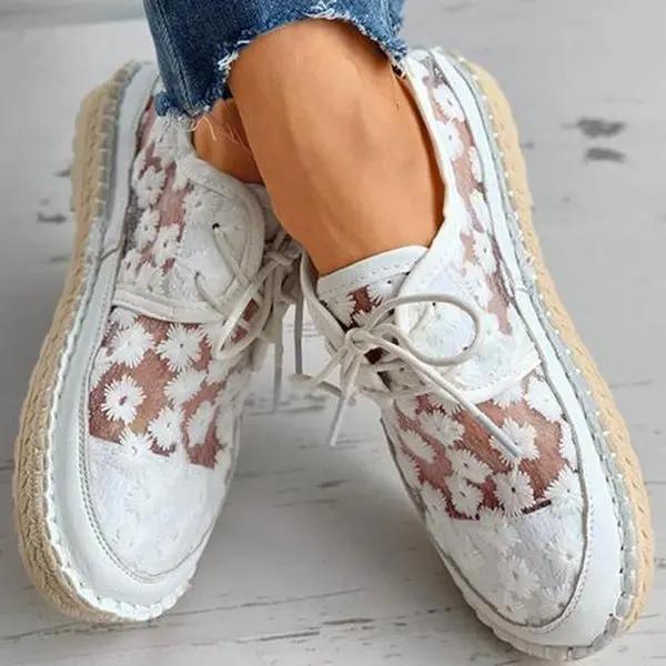 Arabella | Orthopedic Stylish Airy Shoes – Floral Design & All-Day Comfort TARHUS Sneakers