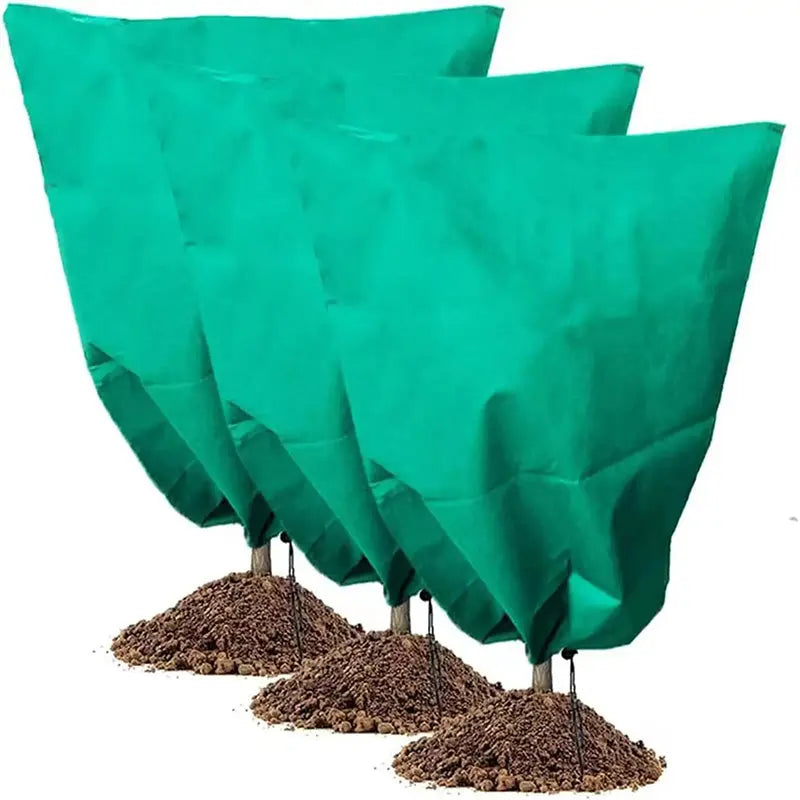 Plant Thickened Drawstring Bag Freeze Protection Covers - TARHUS