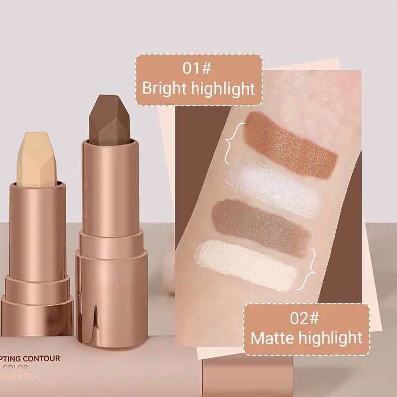 2-in-1 Highlight & Contour Stick - TARHUS