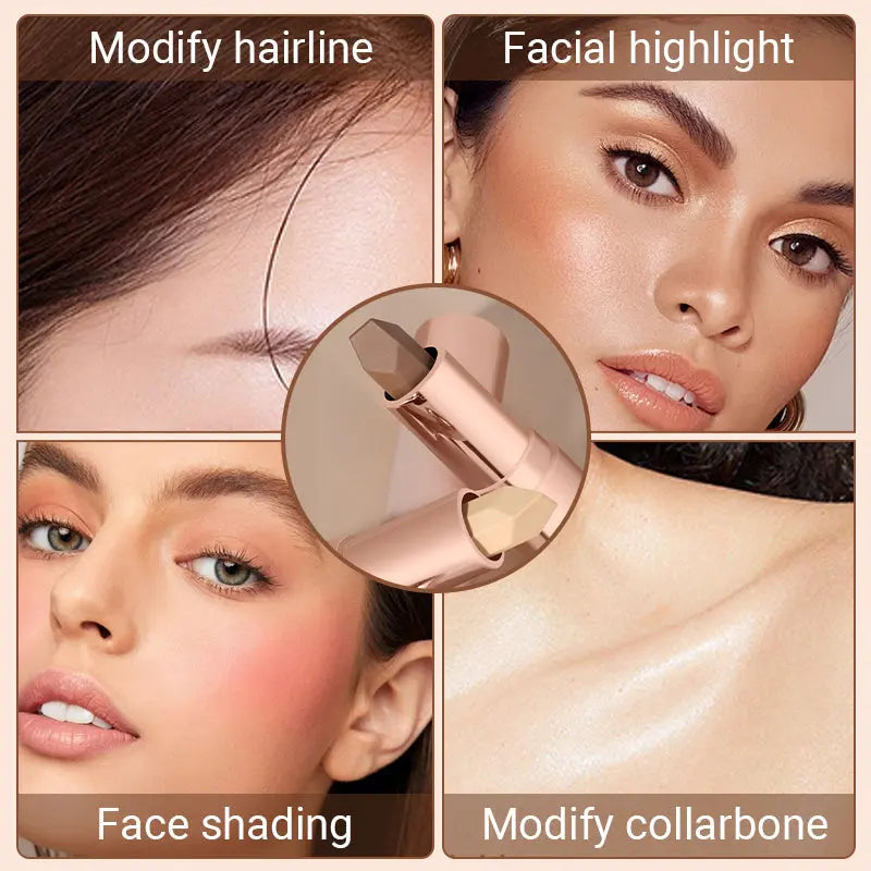 2-in-1 Highlight & Contour Stick - TARHUS