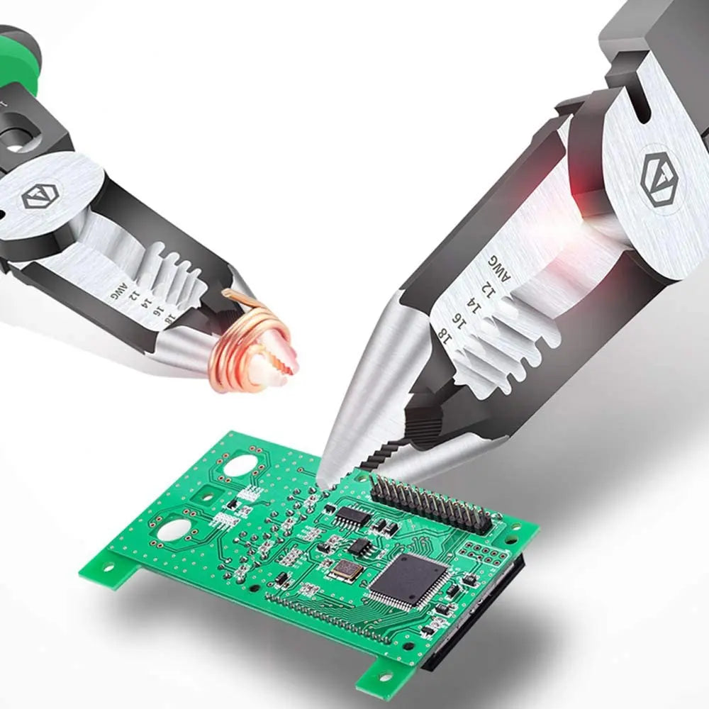 Professional Electrician’s 9-in-1 Cutting & Stripping Pliers – Multi-Tool Tarhus