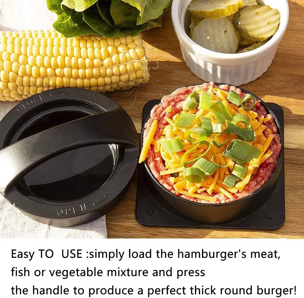 Burger Buddy Hamburger Press – Create Perfect Patties Every Time at Home or BBQ Tarhus