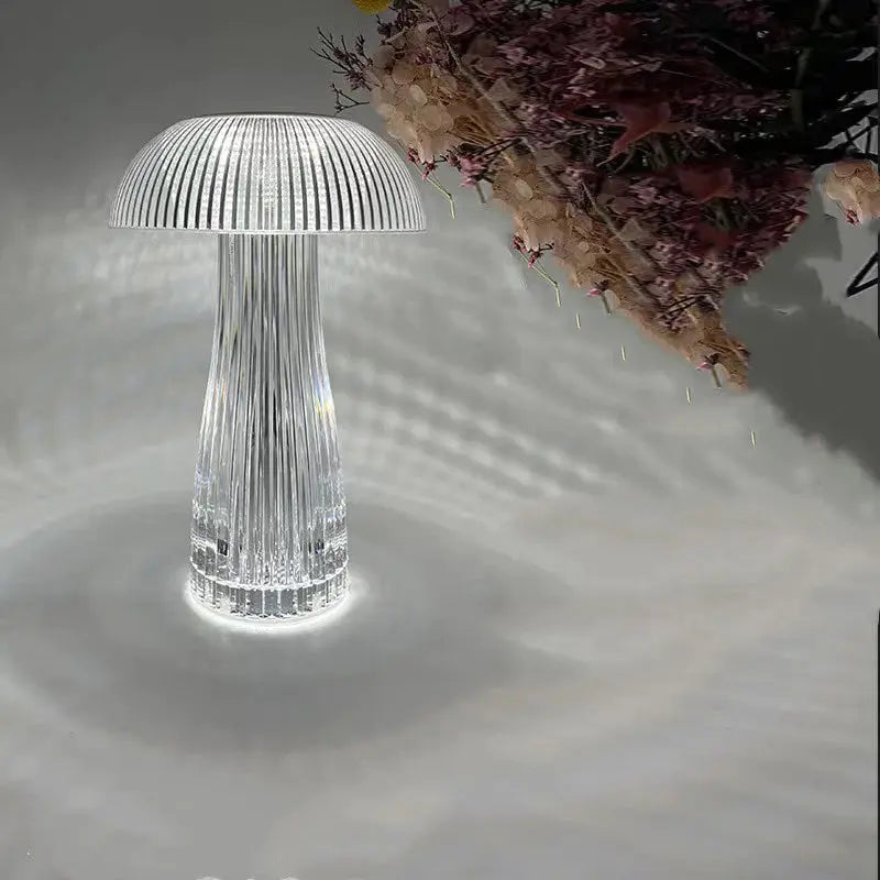 Crystal Mushroom Lamp – Elegant LED Night Light for Bedroom & Home Decor Tarhus