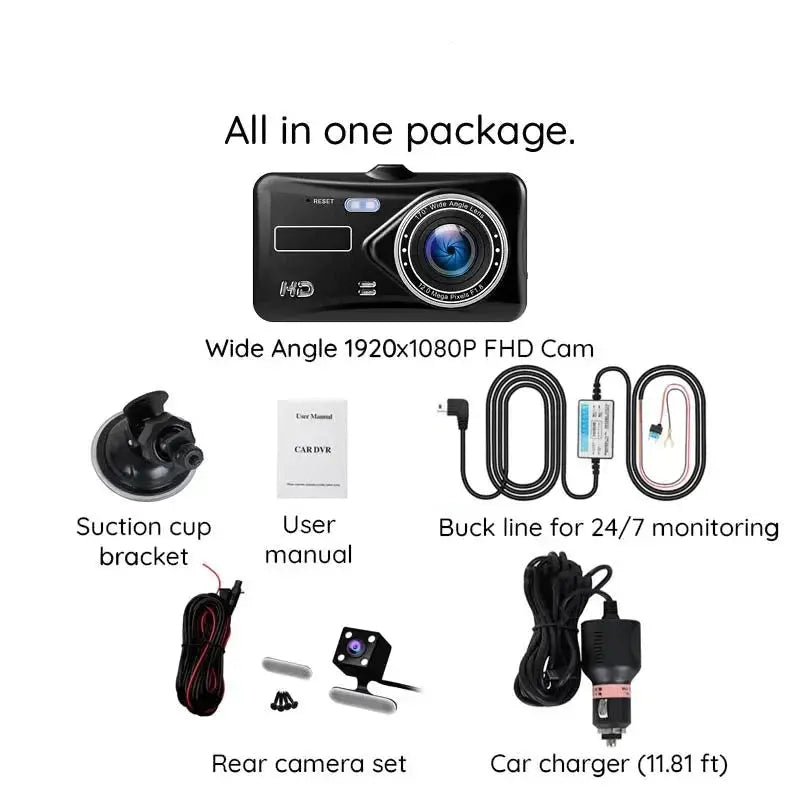 DriveSafeCam - Dual Dash Cam - TARHUS