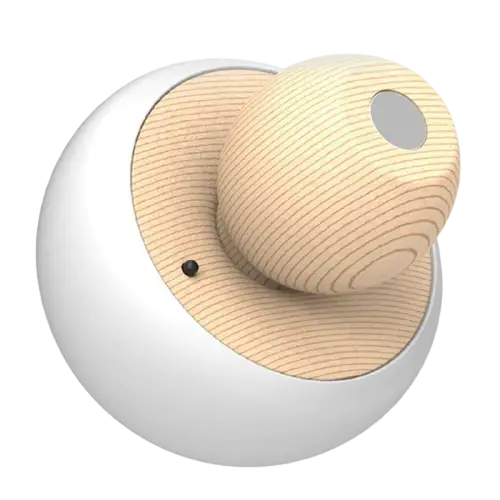 FungiWood Mushroom Lamp – Wooden LED Night Light Tarhus