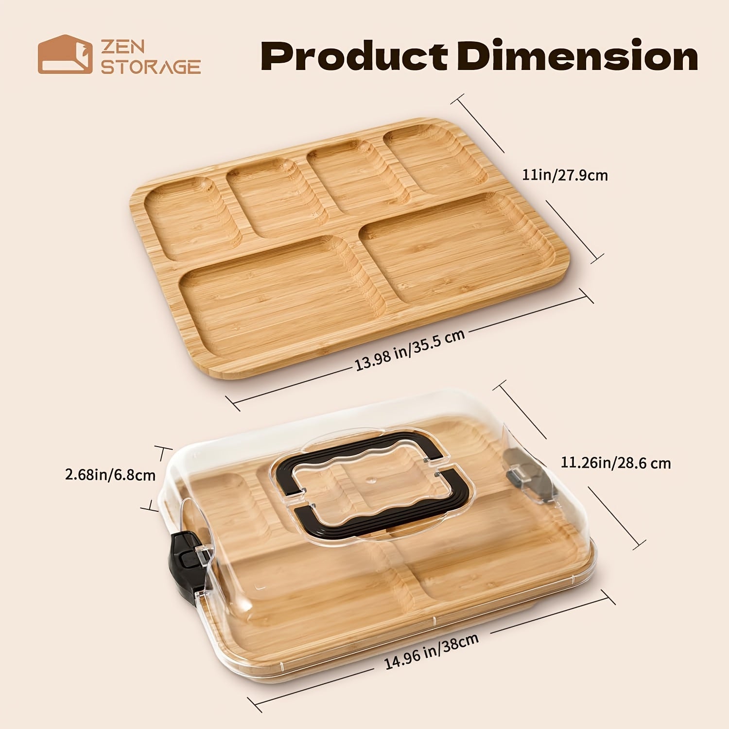 Bamboo Cheese Tray – Elegant, Portable & Perfect for Entertaining TARHUS  Kitchen & Dining