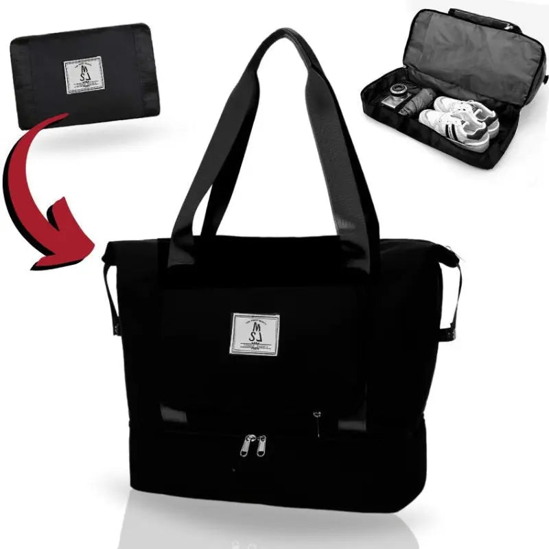 All-in-One Collapsible Wet & Dry Travel Duffel Bag Tarhus