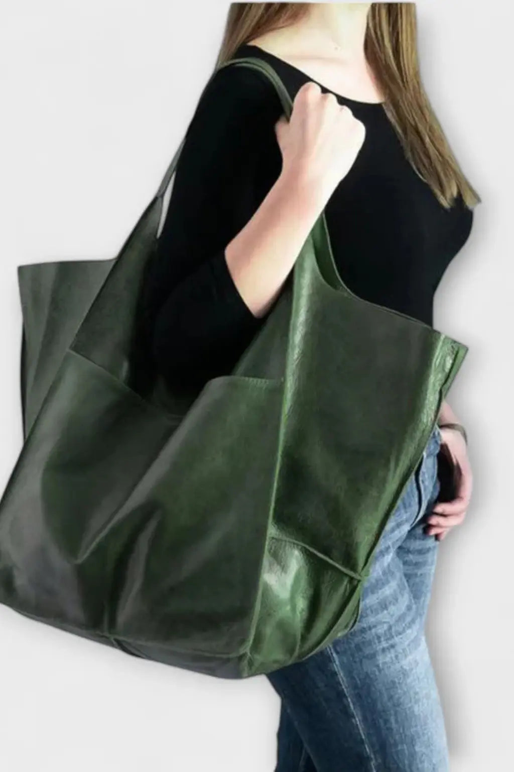 Solvane | Women Casual Slouchy Tote Bag TARHUS