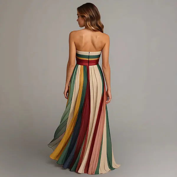 Fiorella™ | Colorful Sleeveless Dress TARHUS  Dresses