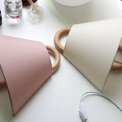 Modern Original Solid Wood Pleated Semi-Circle 1-Light Wall Sconce Lamp - TARHUS