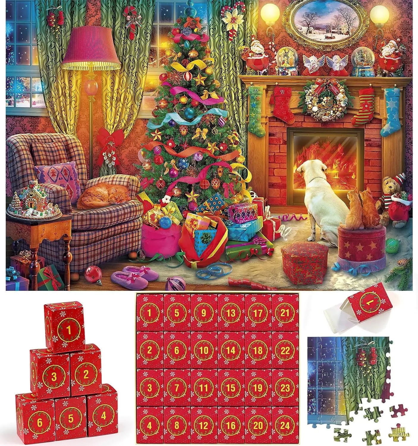 Advent Calendar Christmas Jigsaw Puzzles - TARHUS