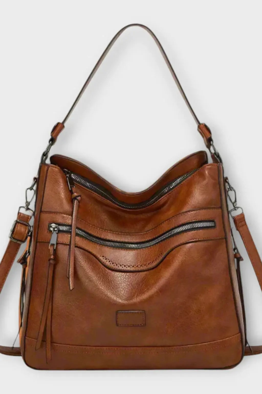 Ardelle | Women Zip Detail Slouchy Shoulder Bag TARHUS