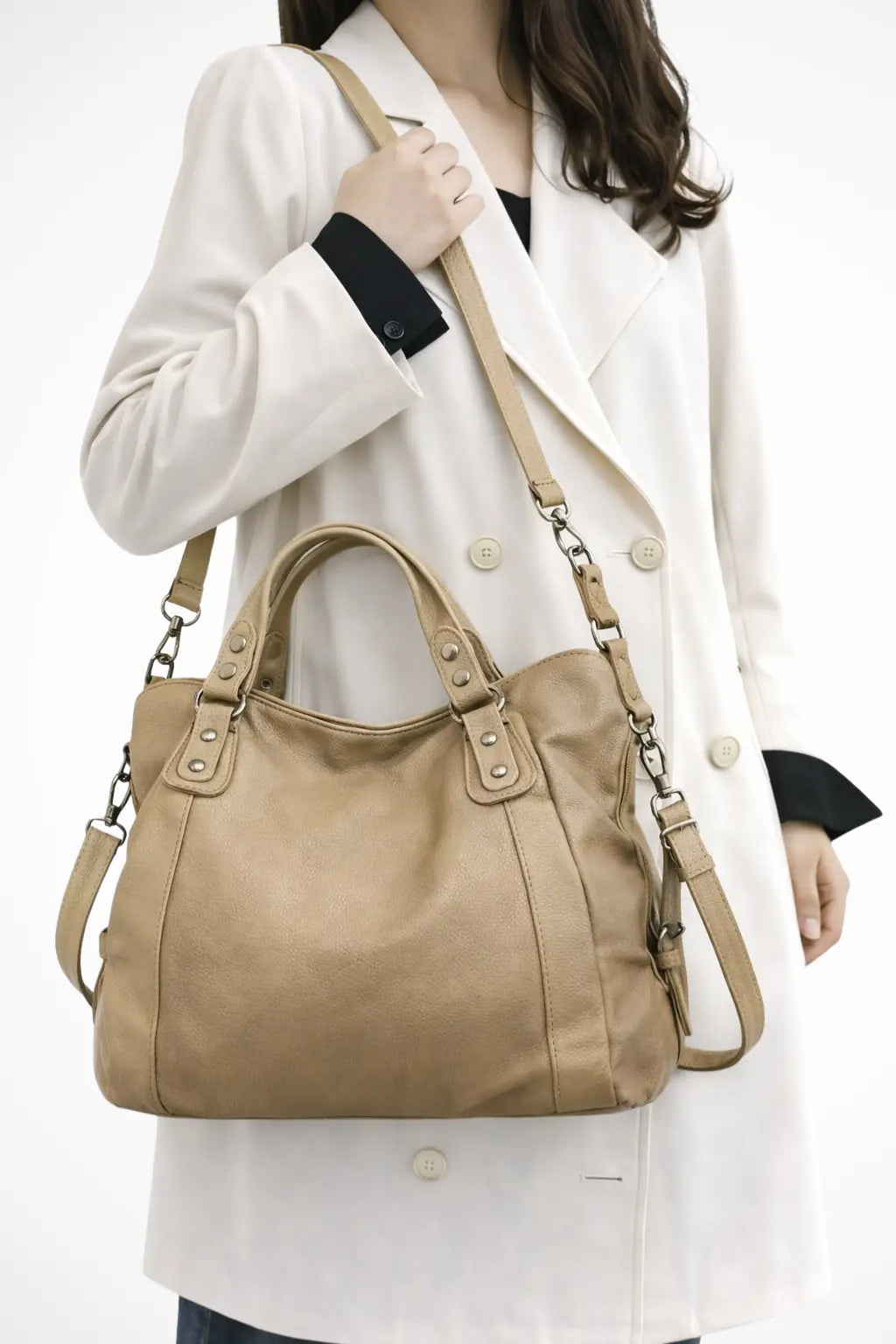 Elowen | Women Stud Detail Shoulder Bag TARHUS