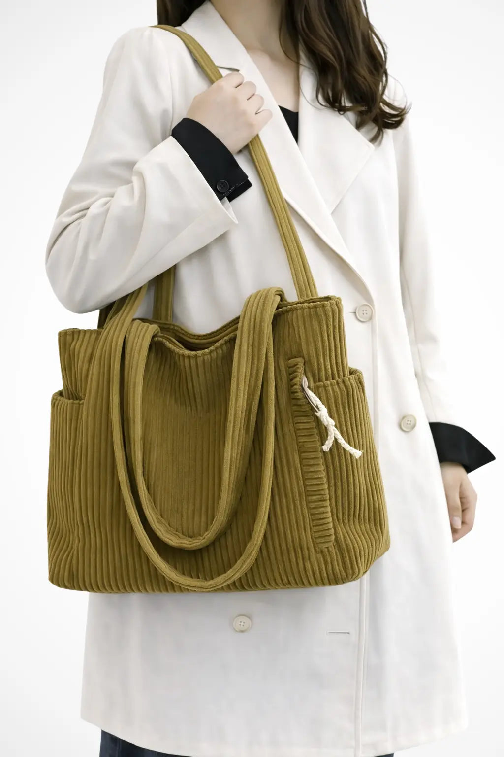 Cordelia | Women Corduroy Everyday Tote Bag TARHUS