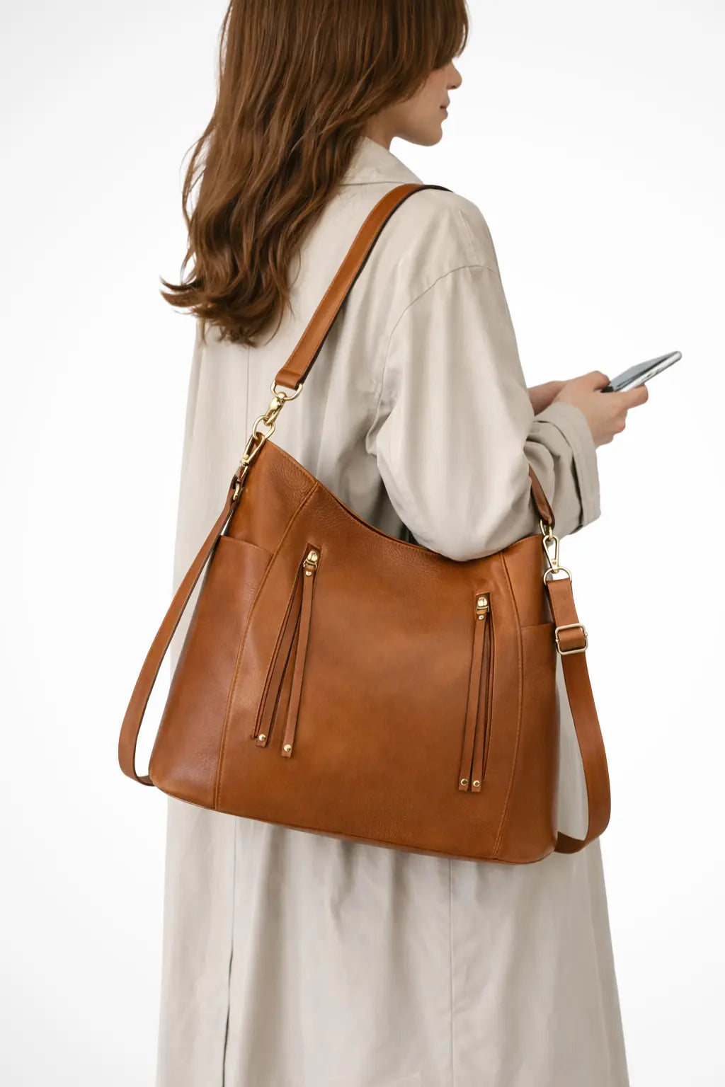 Kova | Women Large Detail Hobo Versatile Everyday Shoulder Bag TARHUS