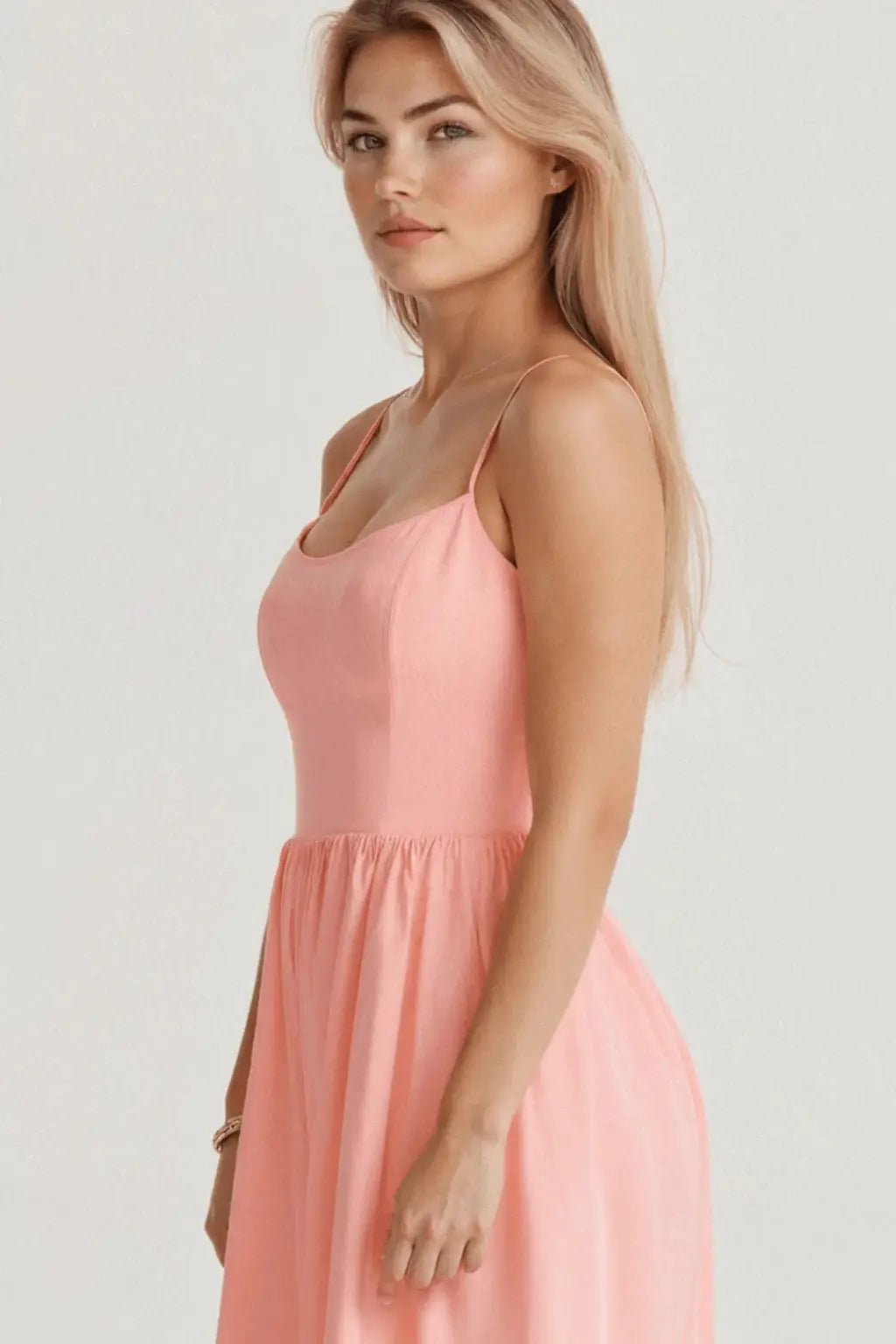 Aurevia | Women Ascot Style A Line Wedding Guest Midi Dress TARHUS
