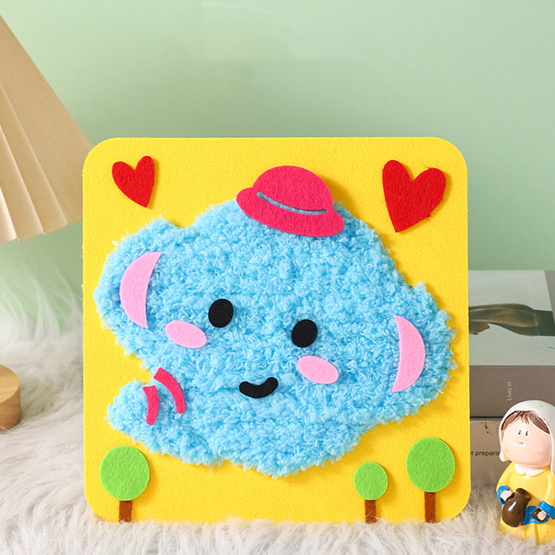 StitchJoy | DIY Embroidery Doll Set – Kids Craft Kit with Safe Tools & Colorful Yarn TARHUS  Children's Toys