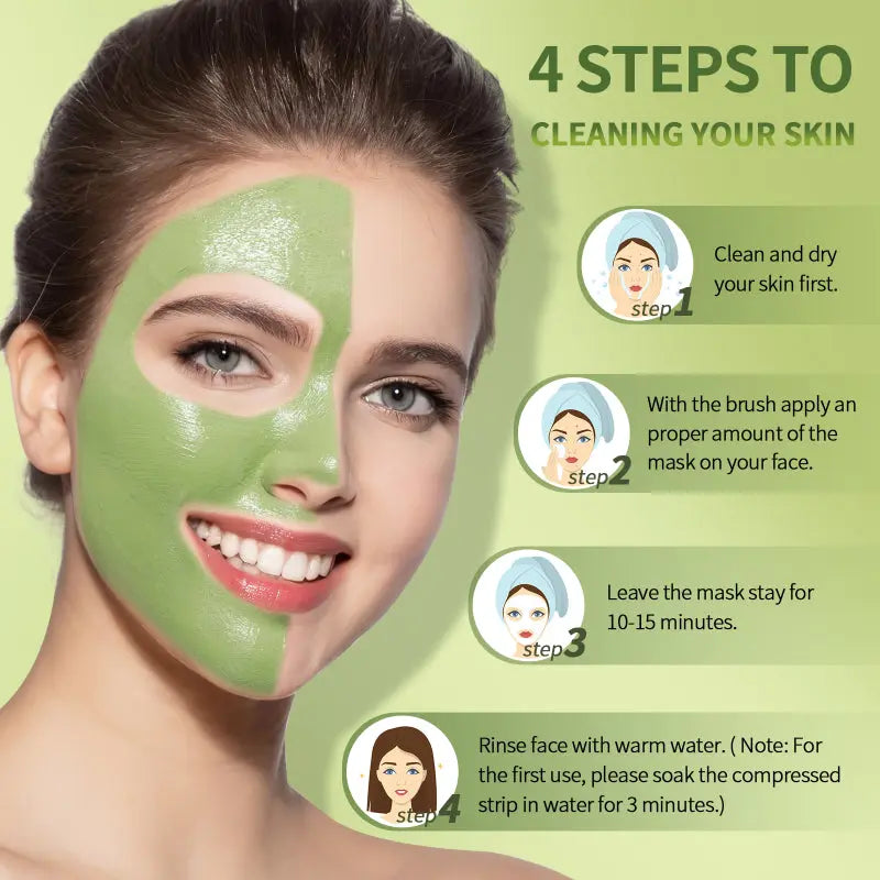 Matcha Green Tea Clay Mask – Cleansing & Moisturizing - TARHUS