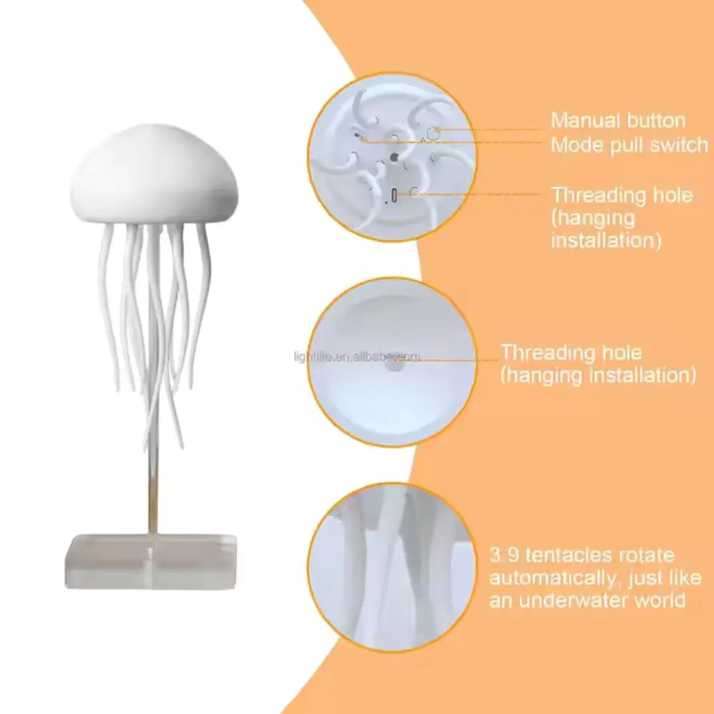 AquaFlow Jellyfish LED Lamp - TARHUS
