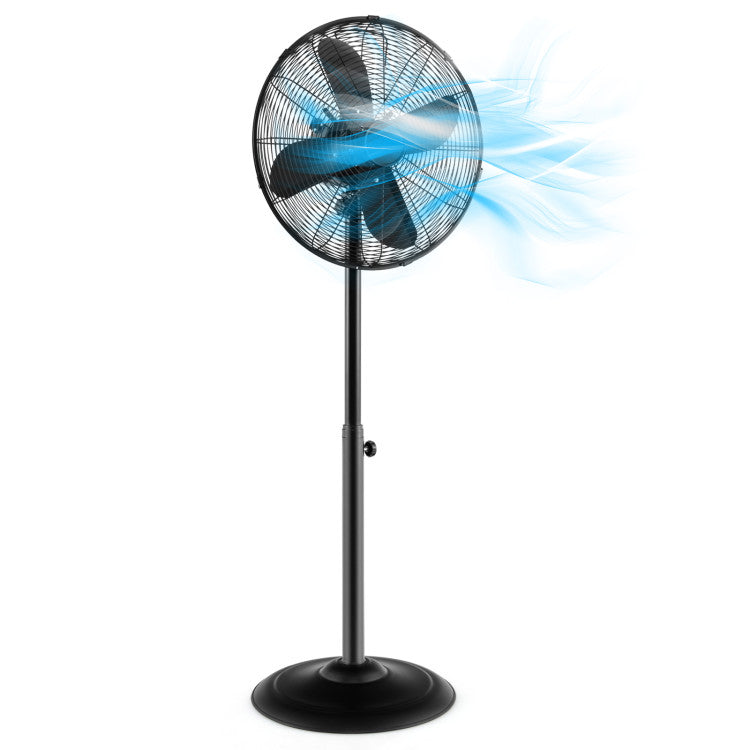 AeroMax | Pedestal Fan – Adjustable Height & Oscillating Cooling TARHUS  Air Cooler