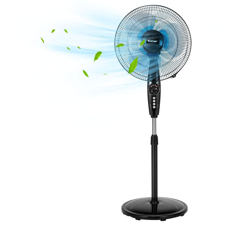 Ventora | Adjustable Floor Fan – Oscillating Stand with Quiet Operation & Remote TARHUS  Air Cooler