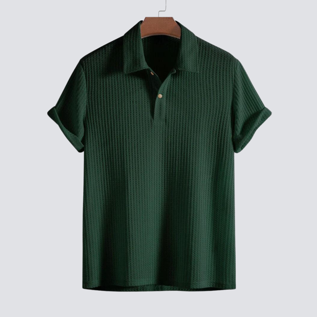 Massimo Waffle Knit Polo TARHUS  Polo