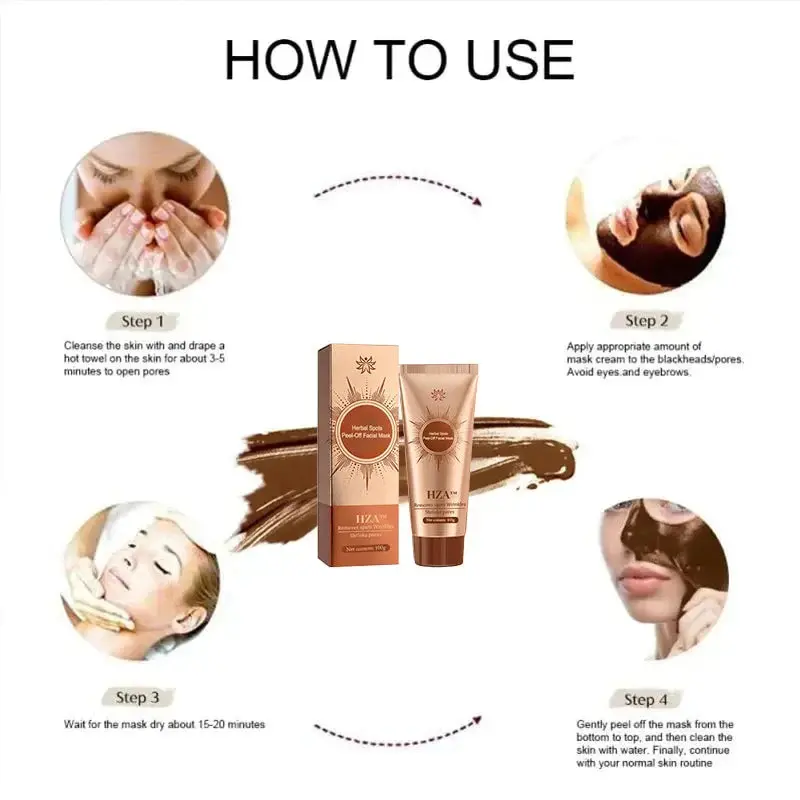 Herbal Peel-Off Mask – Dark Spot Remover & Skin Brightening - TARHUS