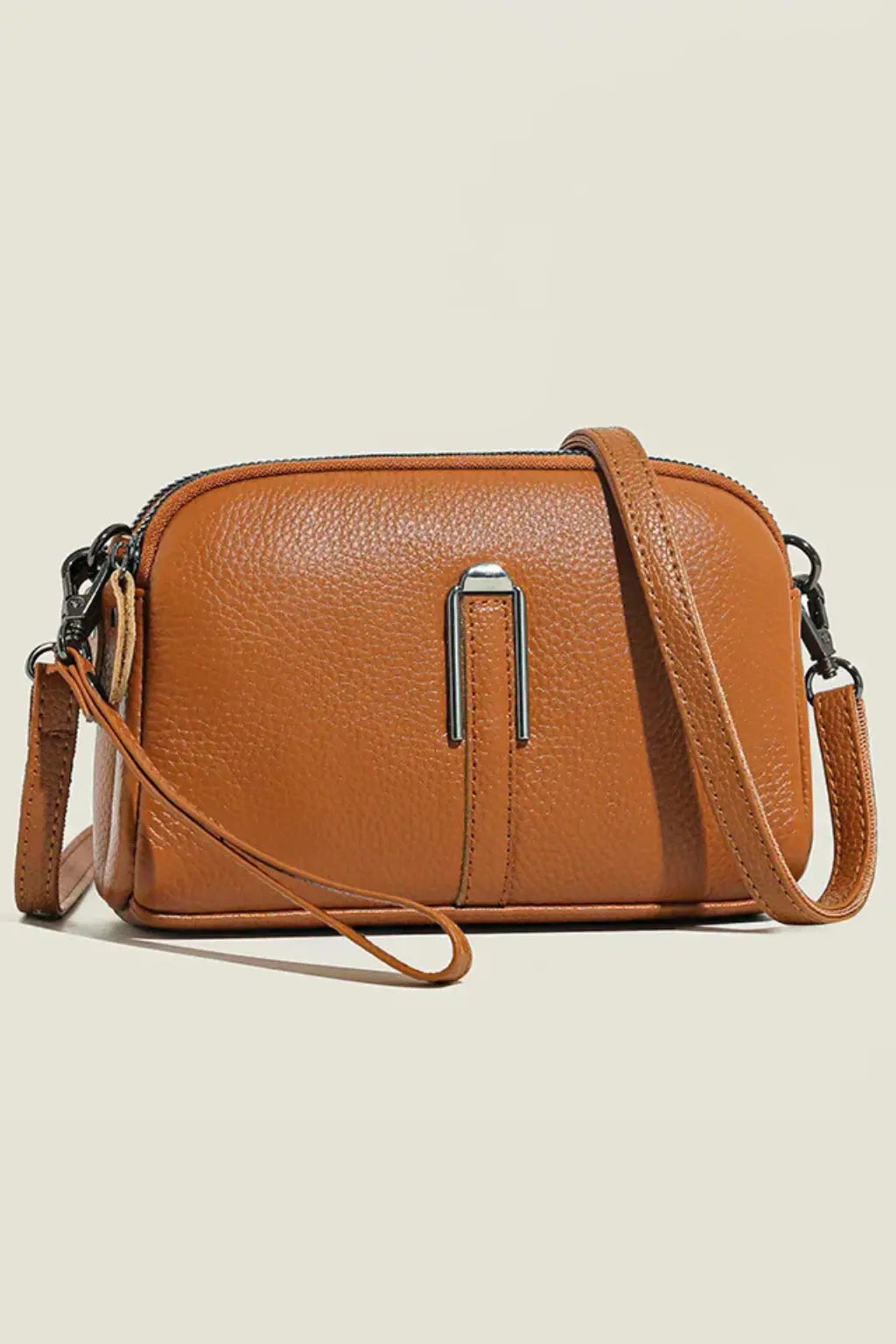 Pella | Women Compact Double Zip Crossbody Shoulder Bag TARHUS