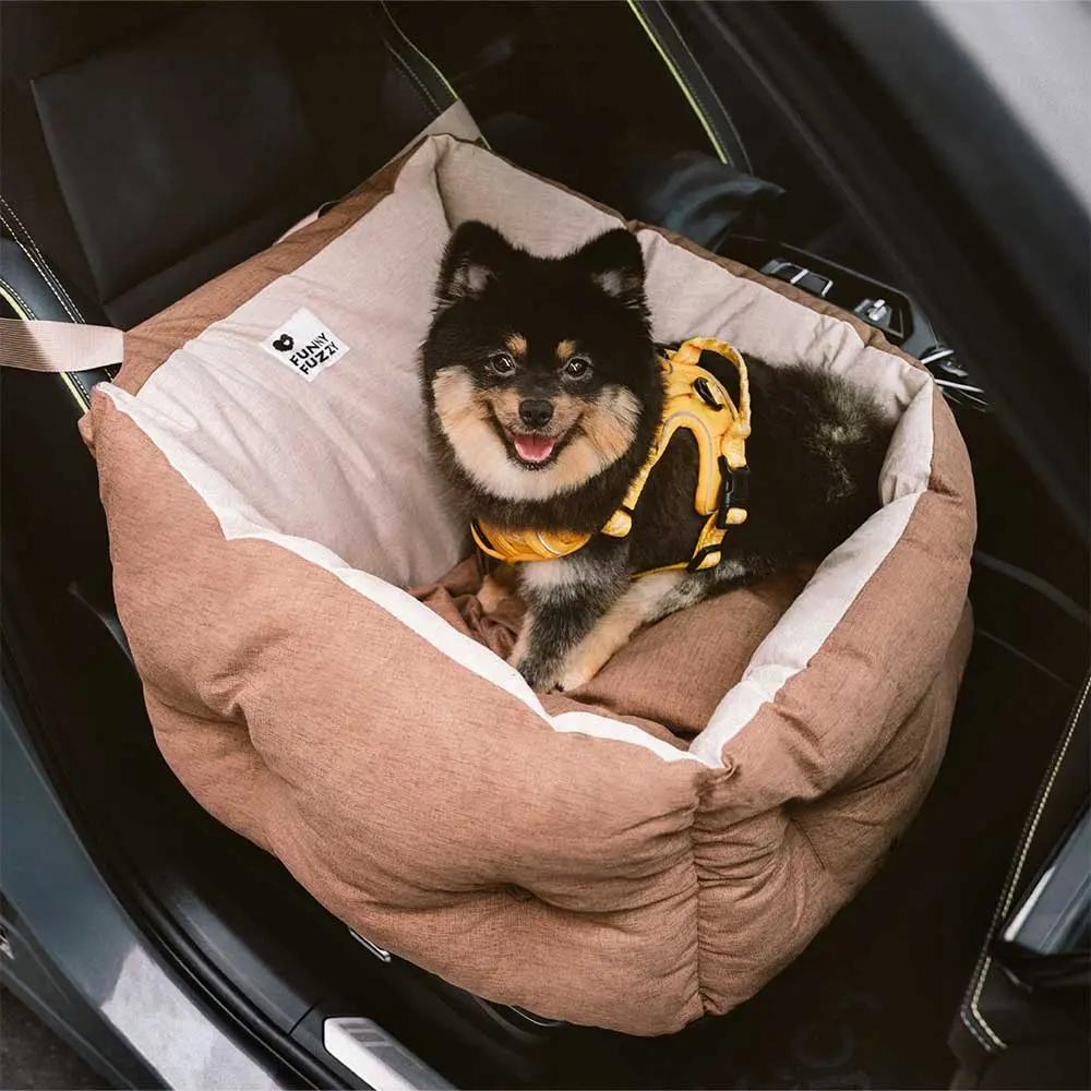 Travel Protection Booster Waterproof Elevated & Thickened Dog Car Seat Bed - TARHUS