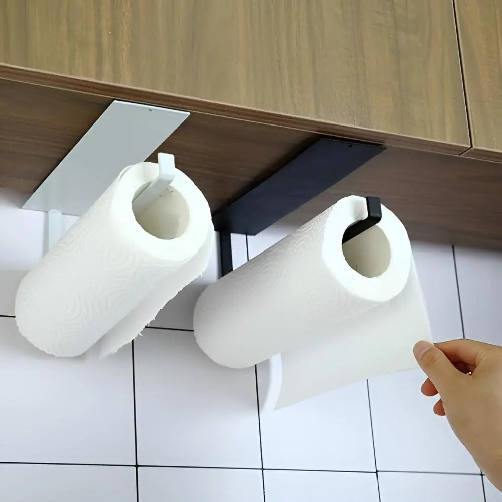 Wall-Mounted Paper Towel Holder | Space-Saving Adhesive Design TARHUS  Kitchen Accessories