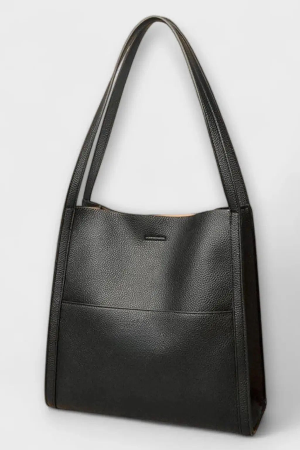 Neva | Women Structured Front Pocket Textured Tote Shoulder Bag TARHUS
