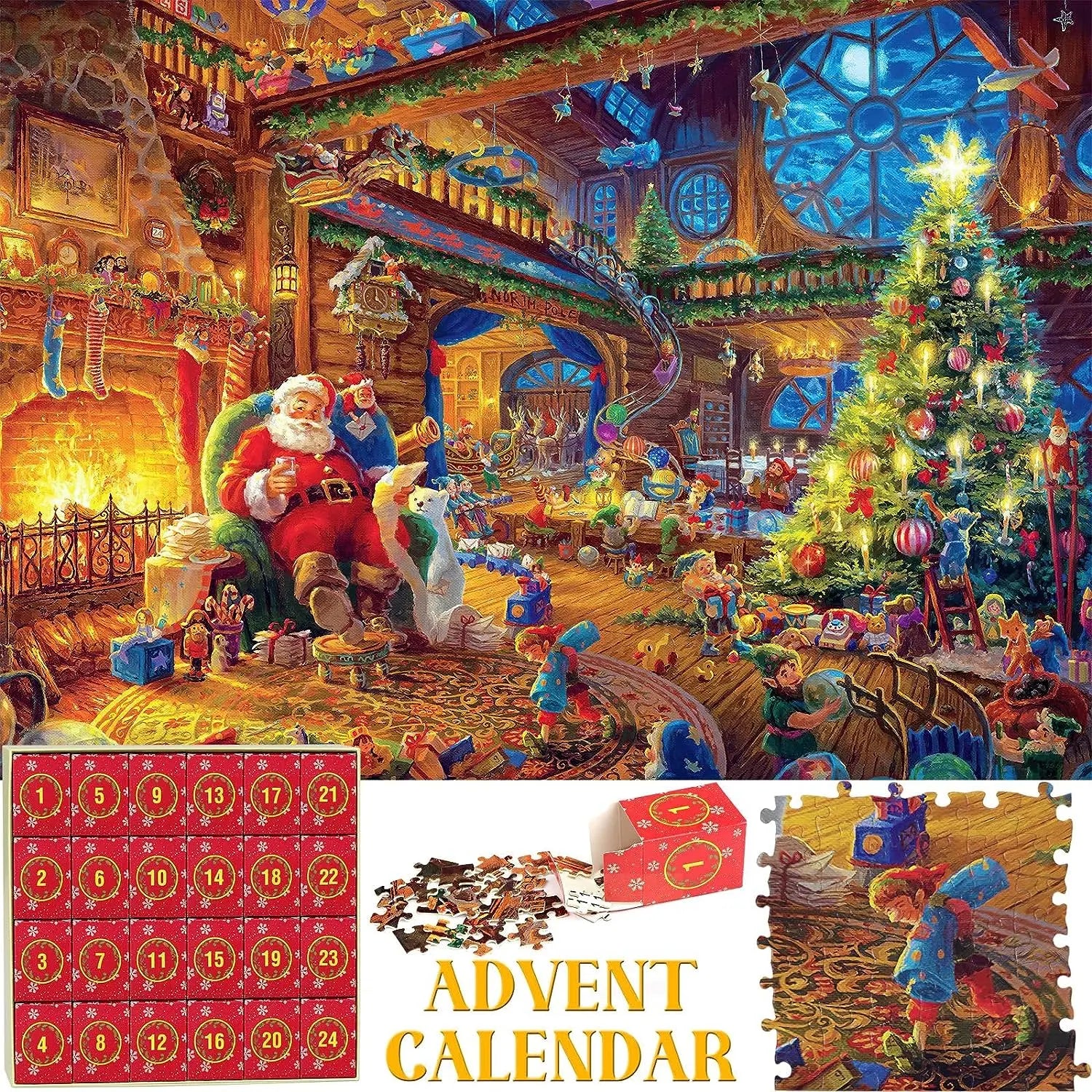 Advent Calendar Christmas Jigsaw Puzzles - TARHUS