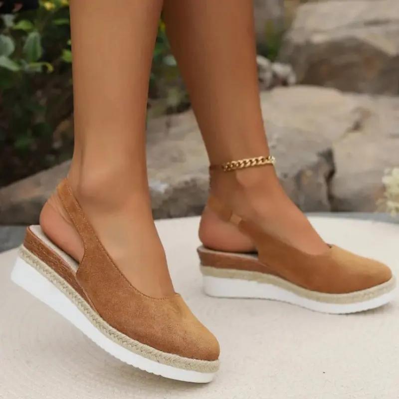 Ferose Women’s Orthopedic Slingback Platform Shoes - TARHUS