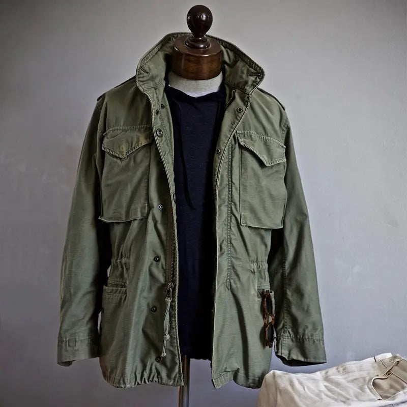 Vintage-Inspired M‑65 Field Jacket – Vietnam‑Era Style TARHUS  Men Clothing