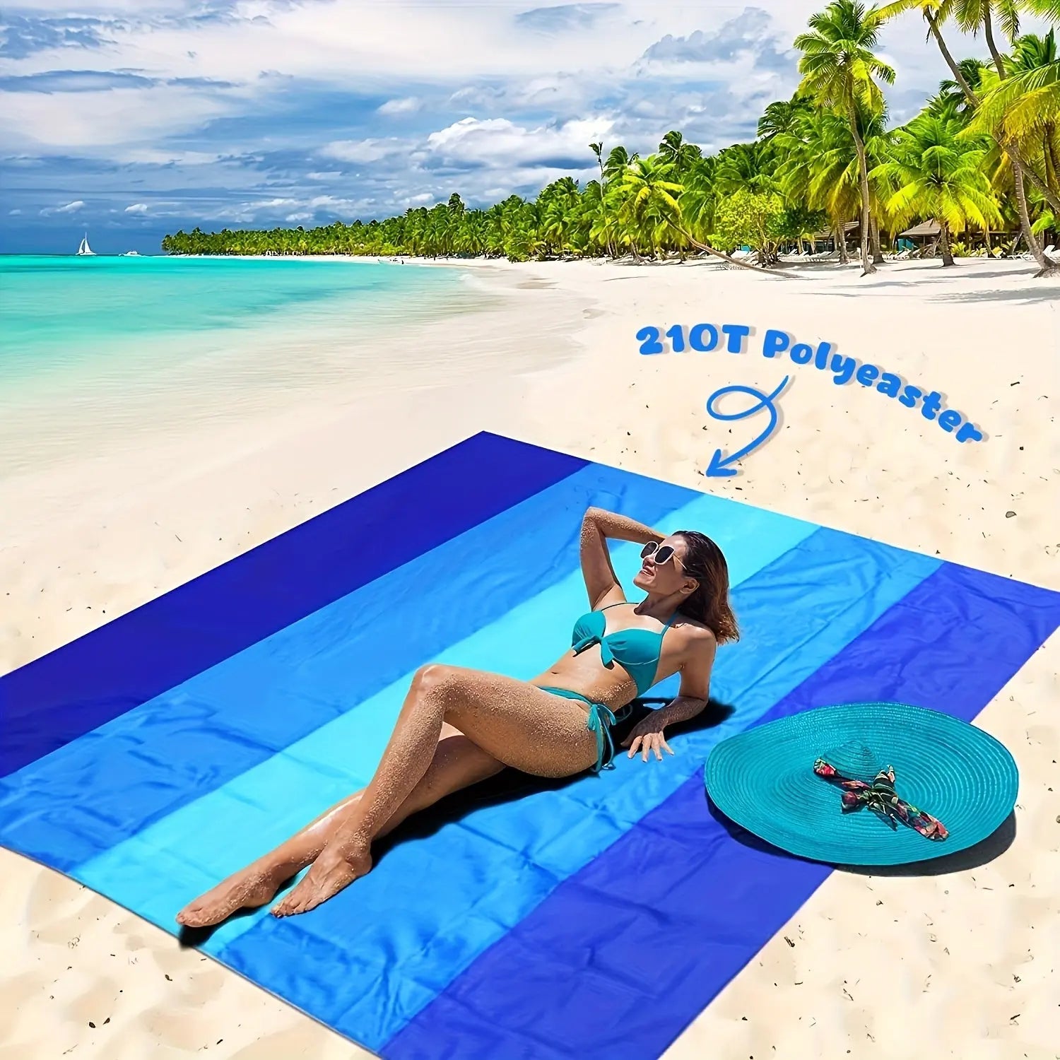 Solara | Oversized Picnic Beach Blanket – Lightweight Sandproof Mat for Travel & Camping TARHUS  Outdoor & Survival