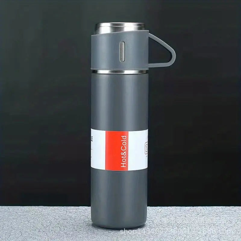 BrewMate | 500ml Stainless Steel Thermal Mug – Vacuum Insulated with Cup TARHUS  Kitchen Accessories